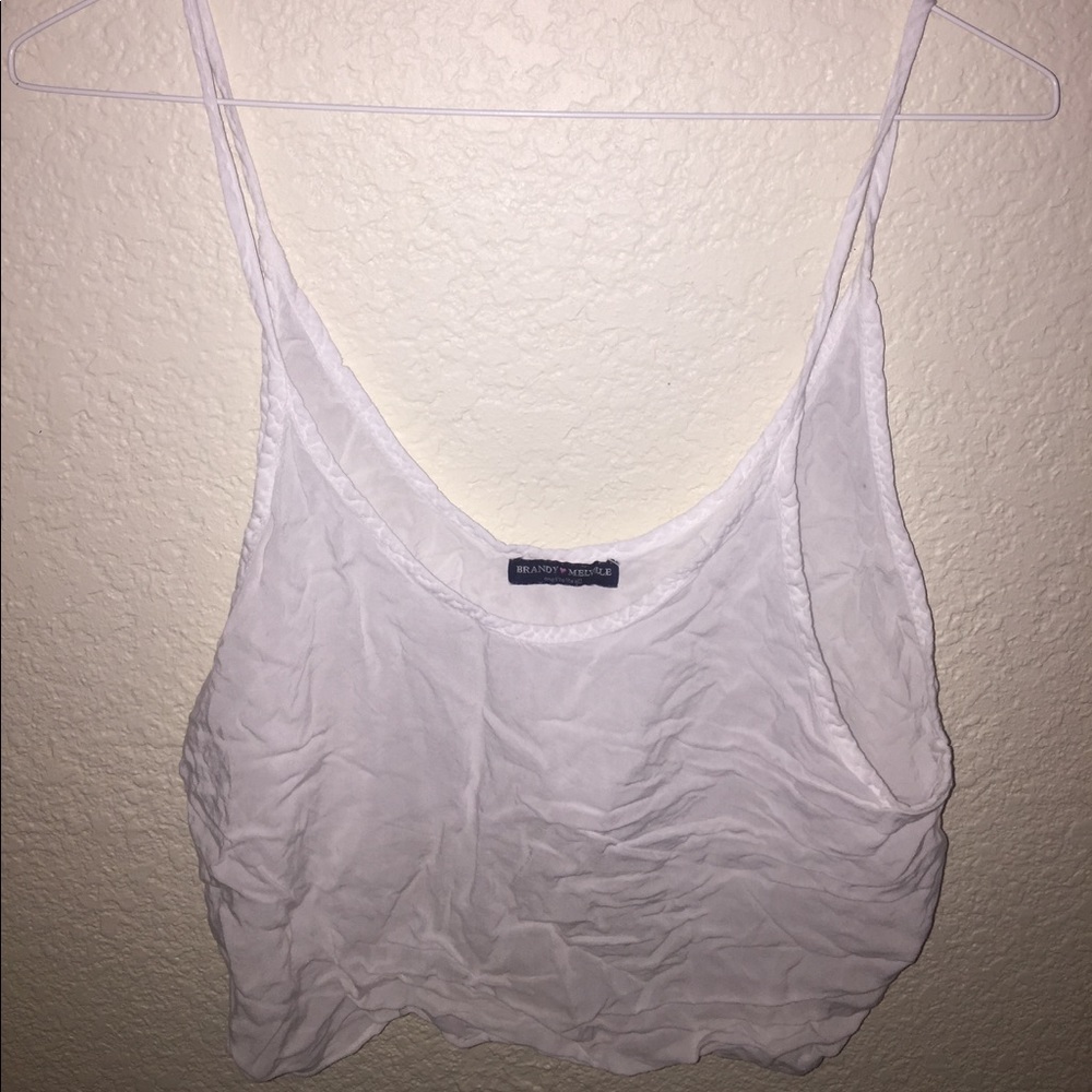 Brandy Melville 💕Flowey crop top