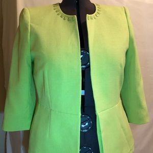 🔻Preston & York Lime Green Suit Jacket size 16