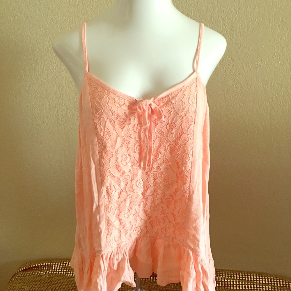 Embroidered Gauze Cami