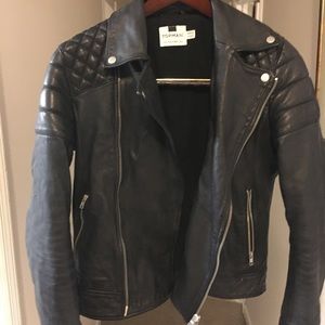 Topman genuine leather jacket; size S!