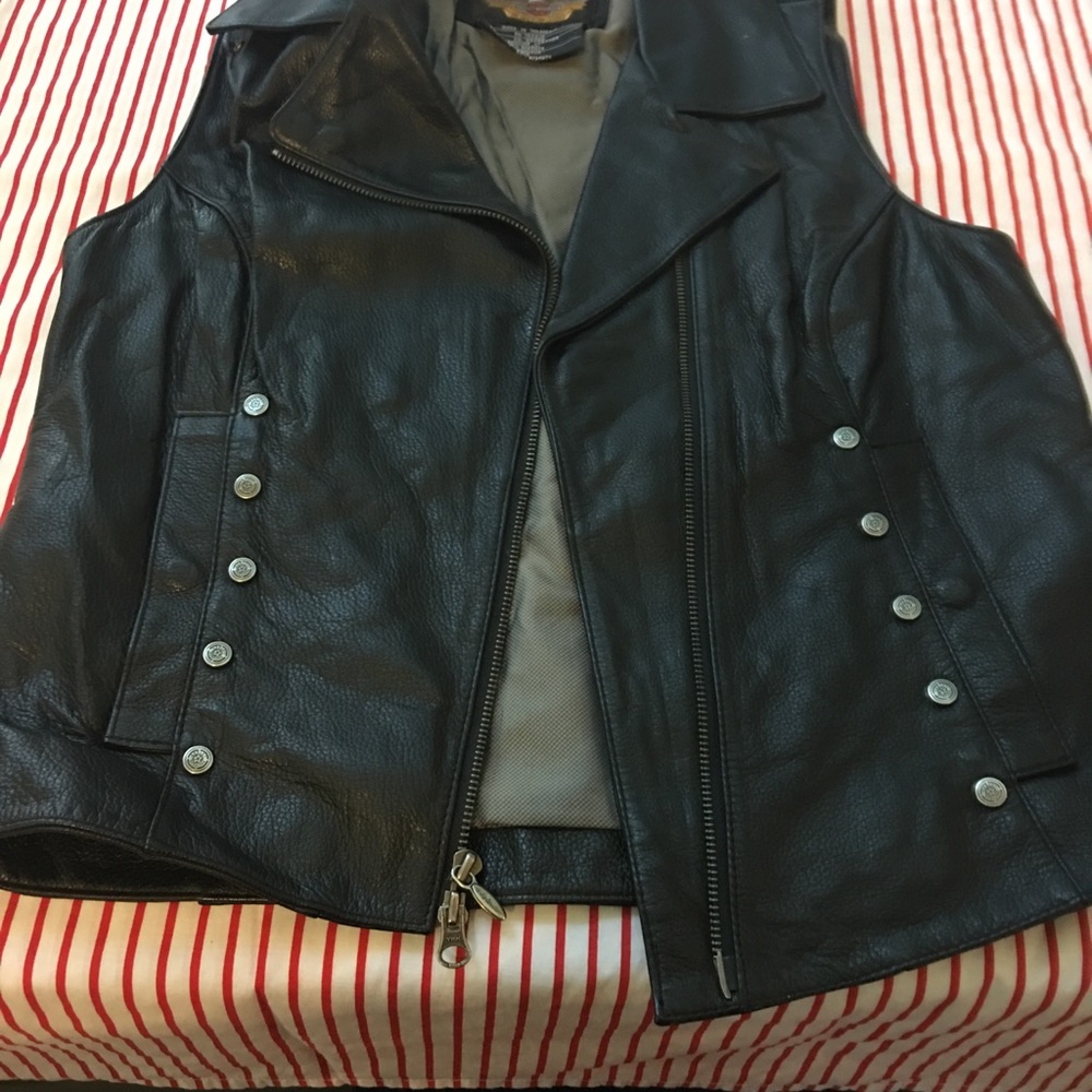 Harley-Davidson leather vest