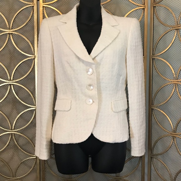 Emporio Armani Jackets & Blazers - EMPORIO ARMANI JACKET - Cream - Size 8