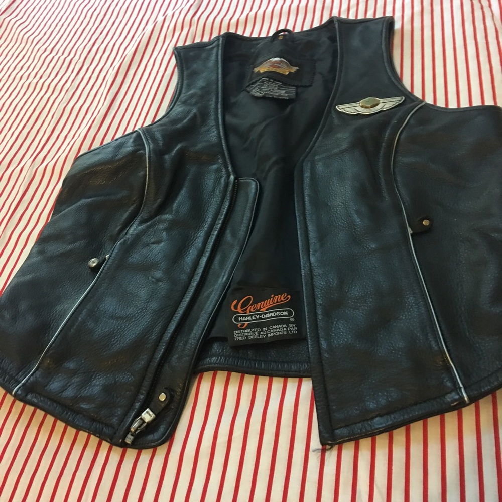 Harley-Davidson leather vest