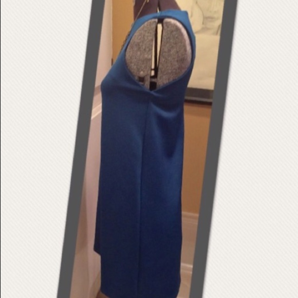 🚫hold🚫ASOS teal blue Aline dress sz 6 - Picture 2 of 4