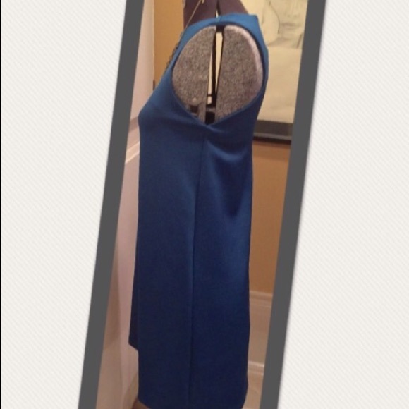 🚫hold🚫ASOS teal blue Aline dress sz 6 - Picture 2 of 4