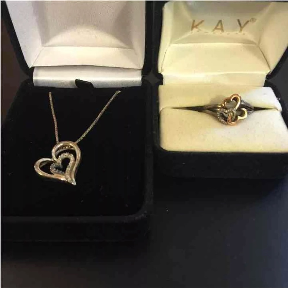 Kay open heart collection ting & necklace