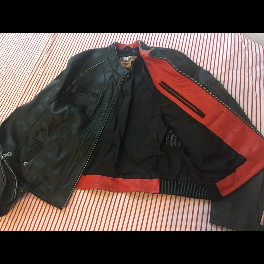 Harley-Davidson leather riding jacket