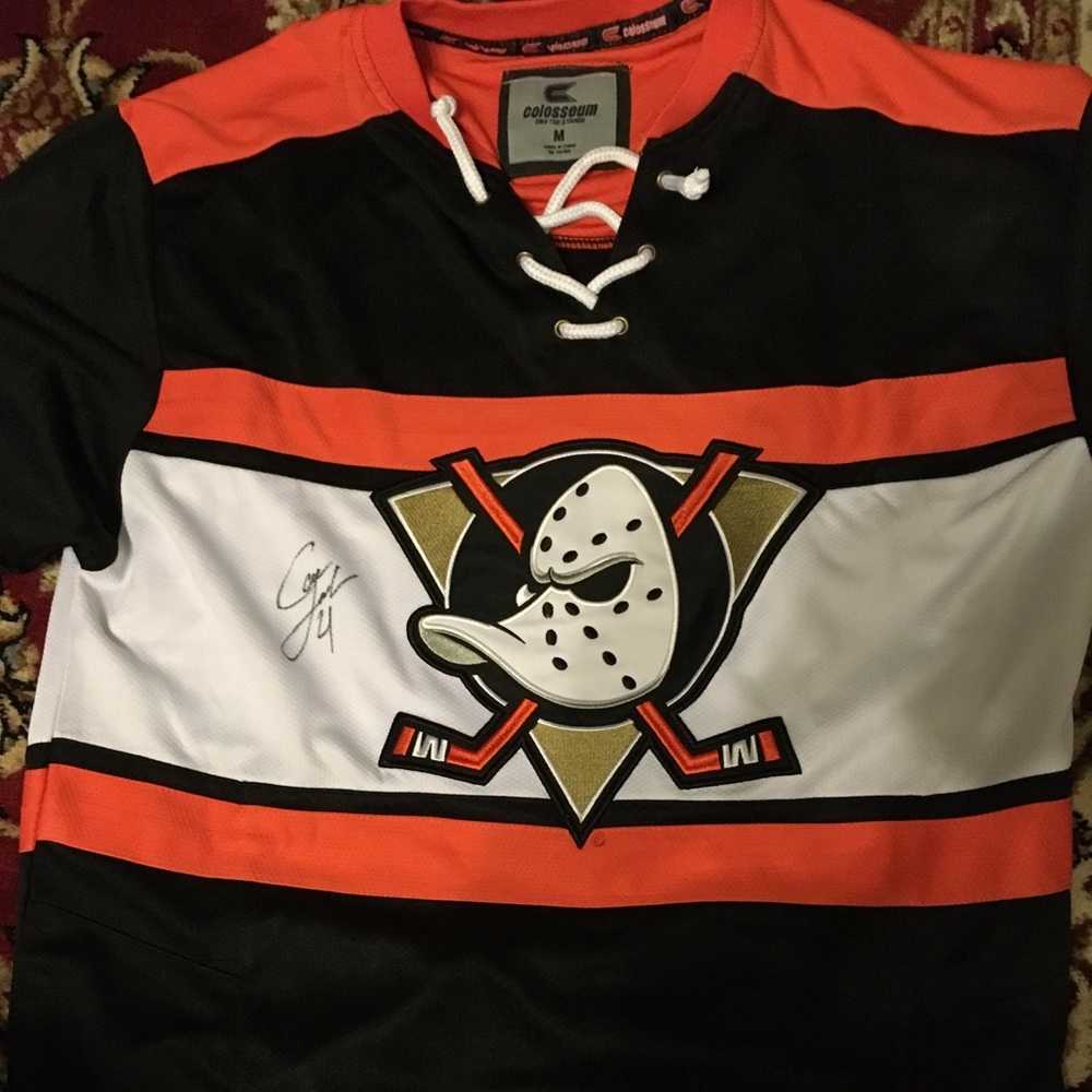 *Autographed* Anaheim Ducks Jersey - Cam Fowler