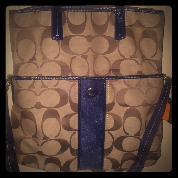 NWT coach Teri Mini Crossbody Bag In Signature Canvas cw323  Coach bag