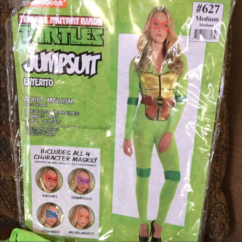 Woman’s ninja turtle costume!