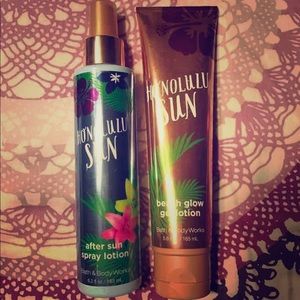 Bath and body works Honolulu Sun Lotions