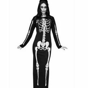 Skeleton Gown Halloween Costume