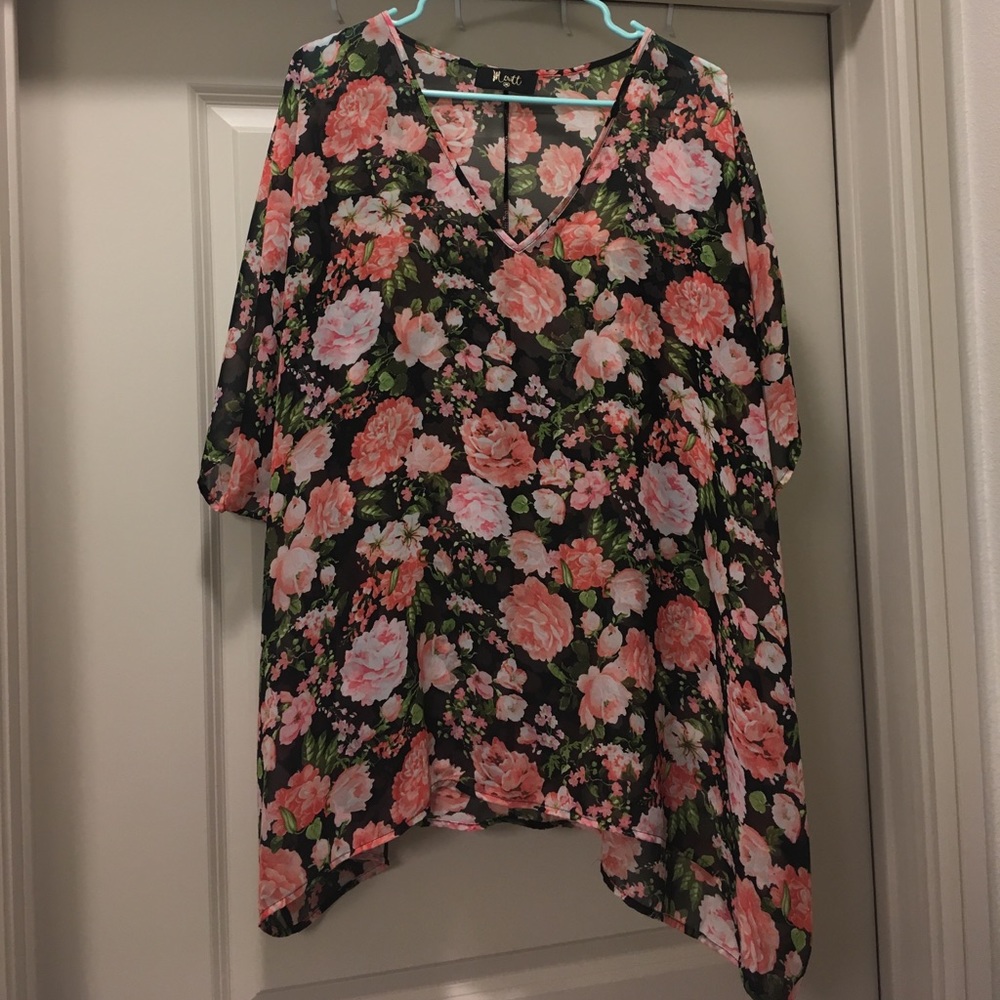 Meritt Floral Sheer Top