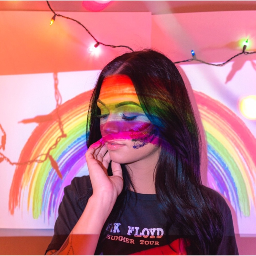 H&M Pink Floyd crop top