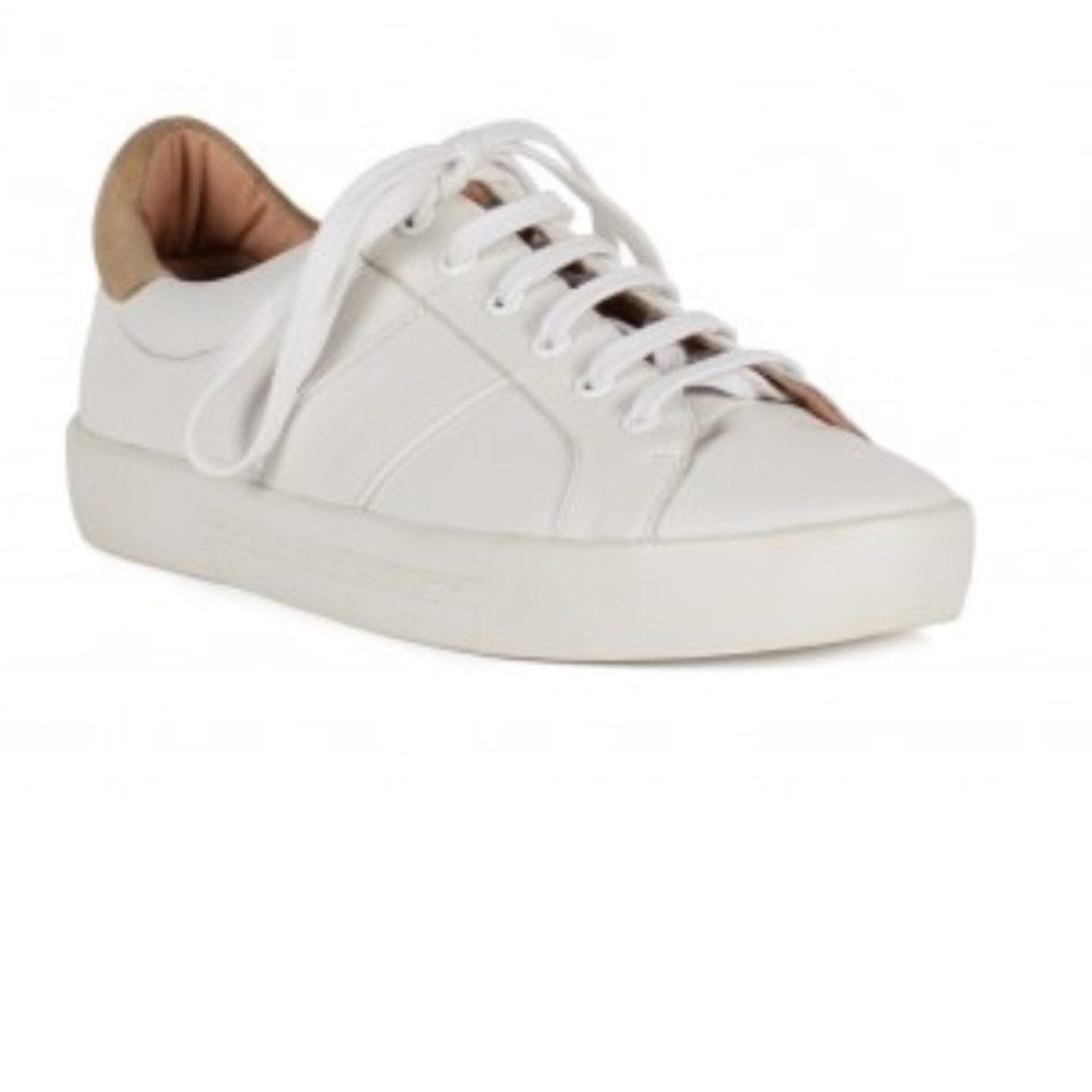 Joie dakota white leather sneaker size 37.5