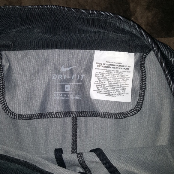 Nike Essential Dri-Fit Crop Running Tights, Sz 1X - Picture 2 of 7