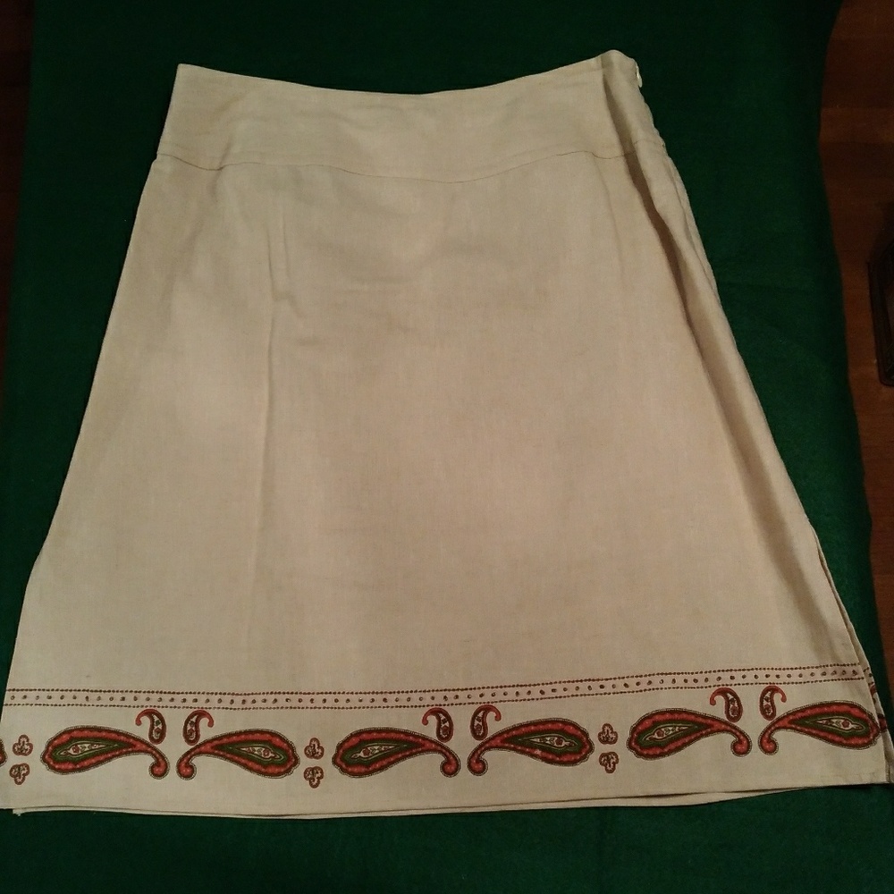 Cream Skirt