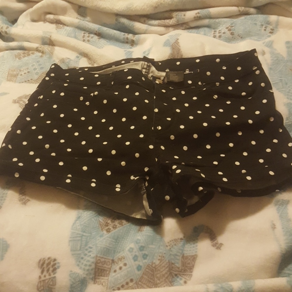 Polka dot shorts