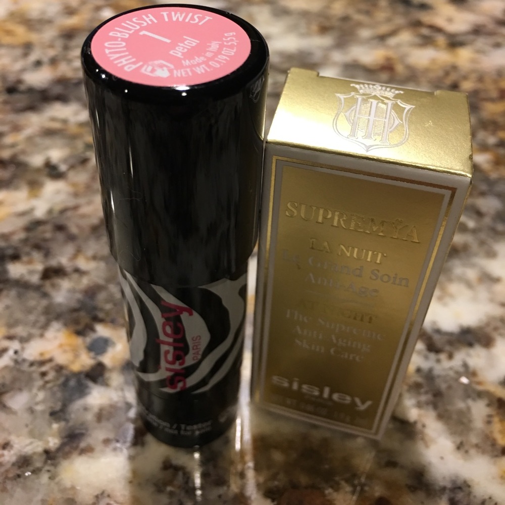 Sisley phyto blush twist and mini antiaging serum