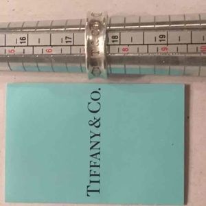 Tiffany & co. 1837 ring size 7.5