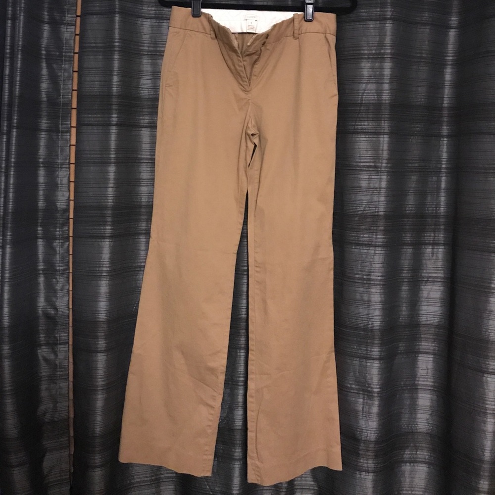 J. Crew EUC!! Cafe Trouser in Desert size 4!!!