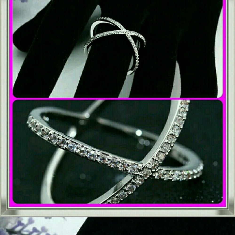 Sterling Silver 925 Infinity Ring - image 1