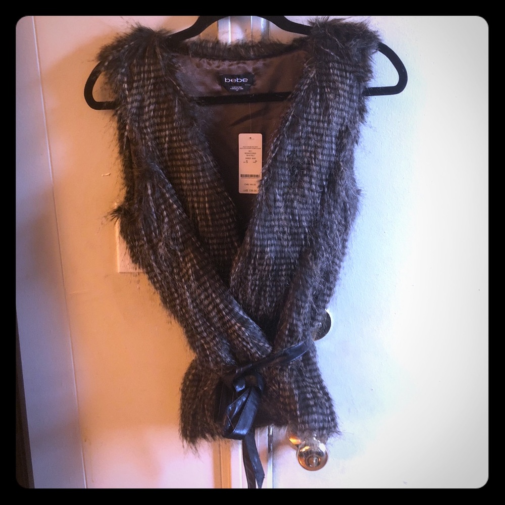 Small Bebe Faux Fur Vest