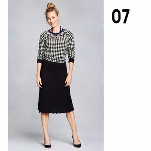 J. Crew hounds tooth sweatshirt sweater