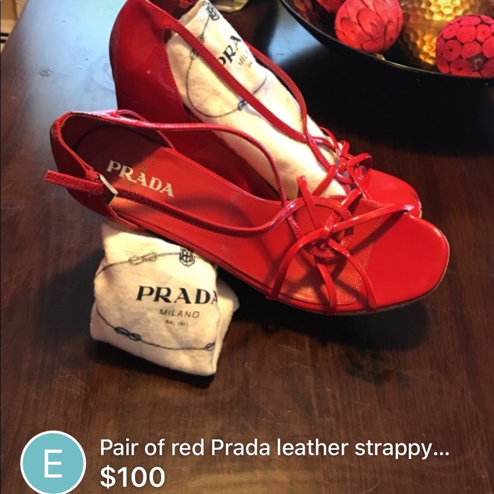Red Prada shoes