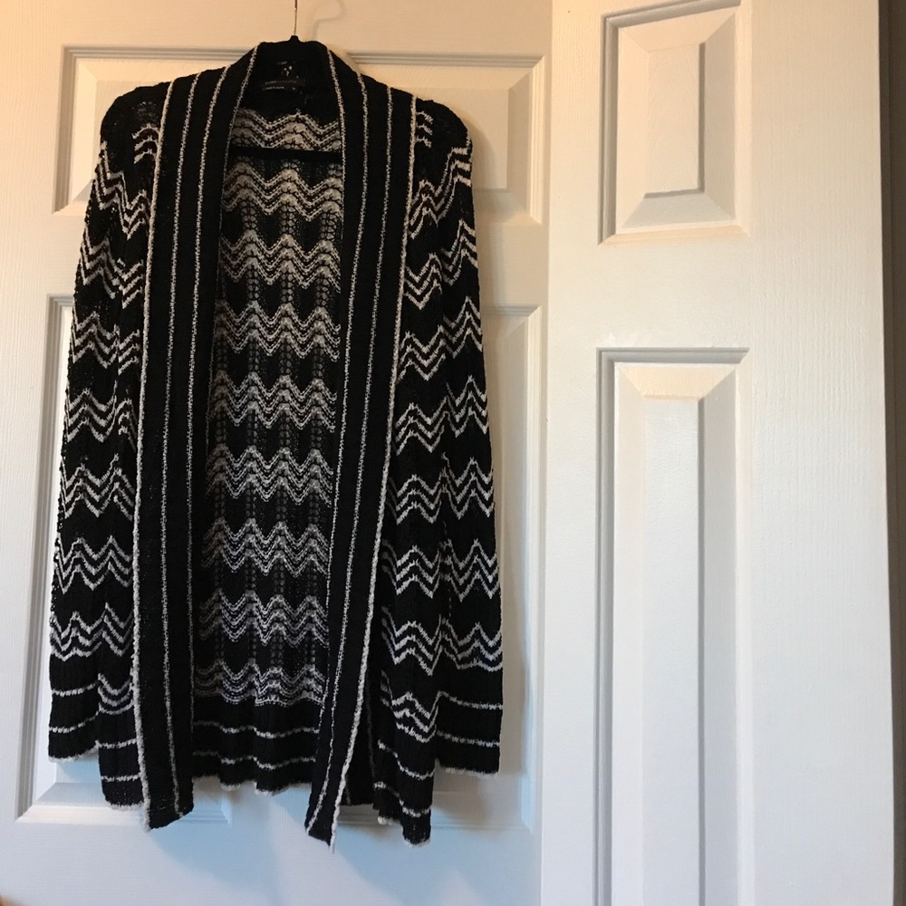 BCBG Max Azria Long Open Cardigan