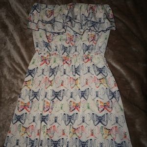 Open Back Butterfly Summer Dress