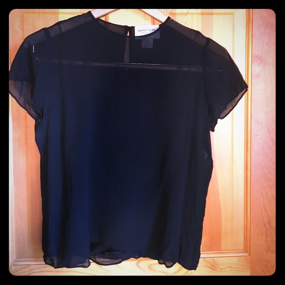 Emanuel by Emanuel Ungaro dressy top. 6/40.