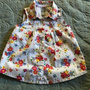 Girls sleeveless shirt