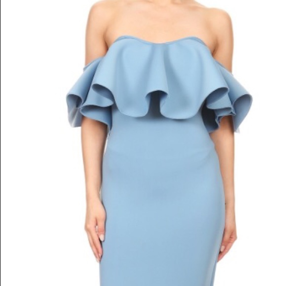 Blue dress