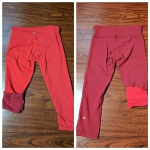 Women'S Lululemon Wunder Under Reversible Crops