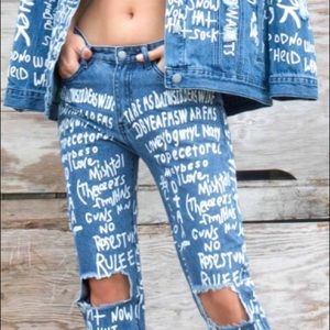 American Bazi Jeans - Graffiti jeans American Bazi Jeans - Graffiti jeans