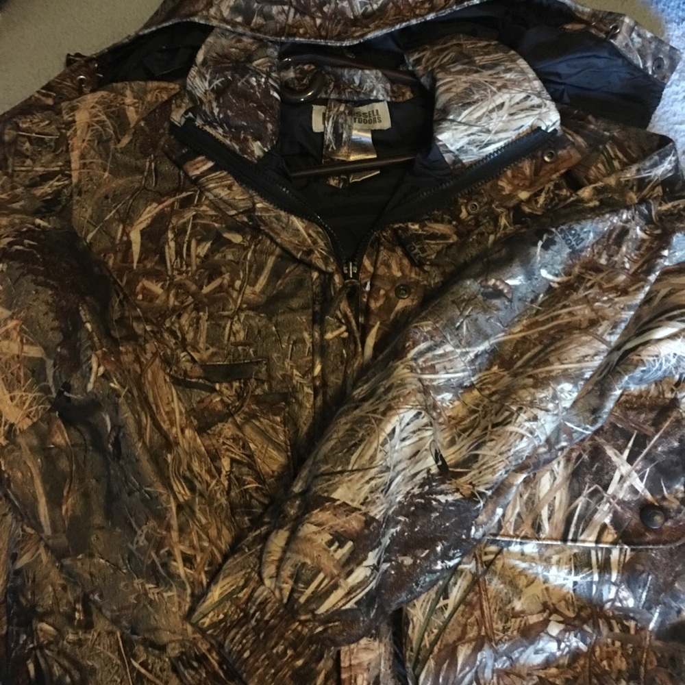 Russell Out doors, waterproof, camp hunting jacket