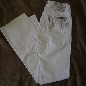 White Miss Me Jeans