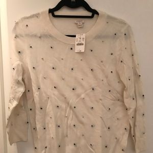 Polka dot, j. Crew sweater