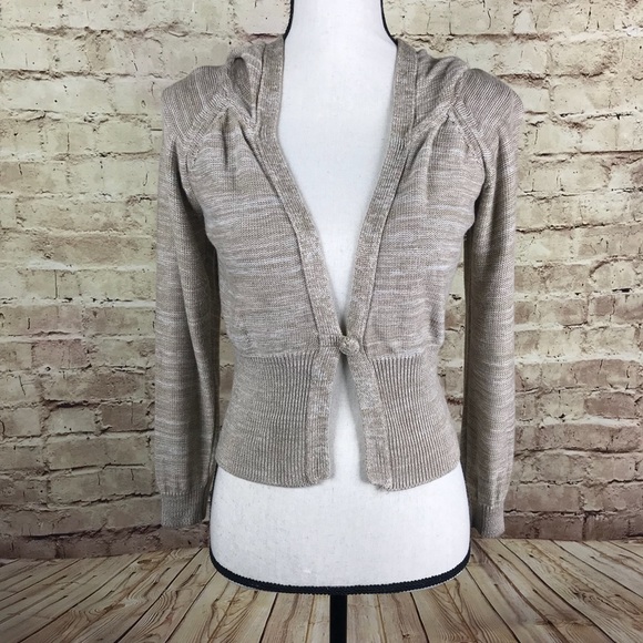 Tops - White House Black Market Tan Hoodie Size M