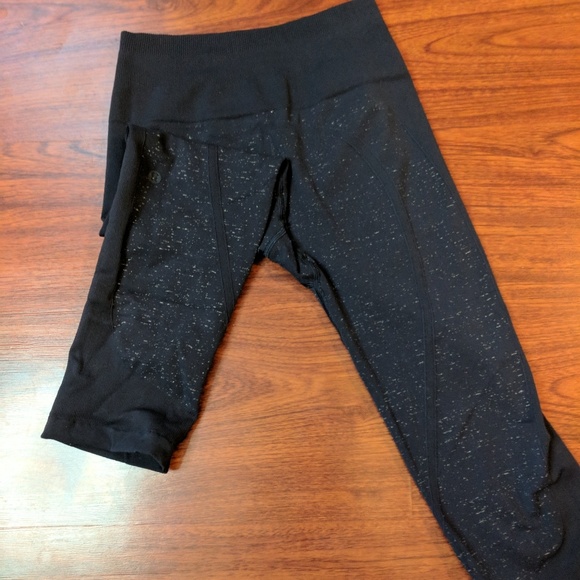 lululemon athletica Pants - Lululemon Dark Blue Speckled High Rise Zone In