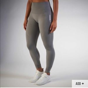 Grey Seamless Gymshark Full Length Leggings