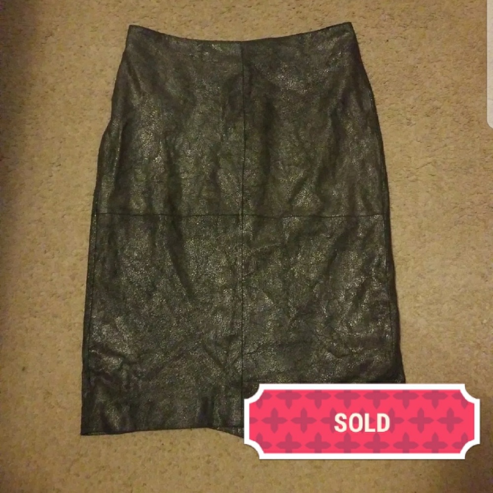 Leather Skirt