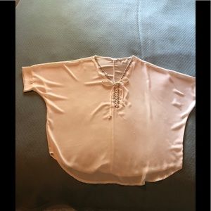 White dolman top