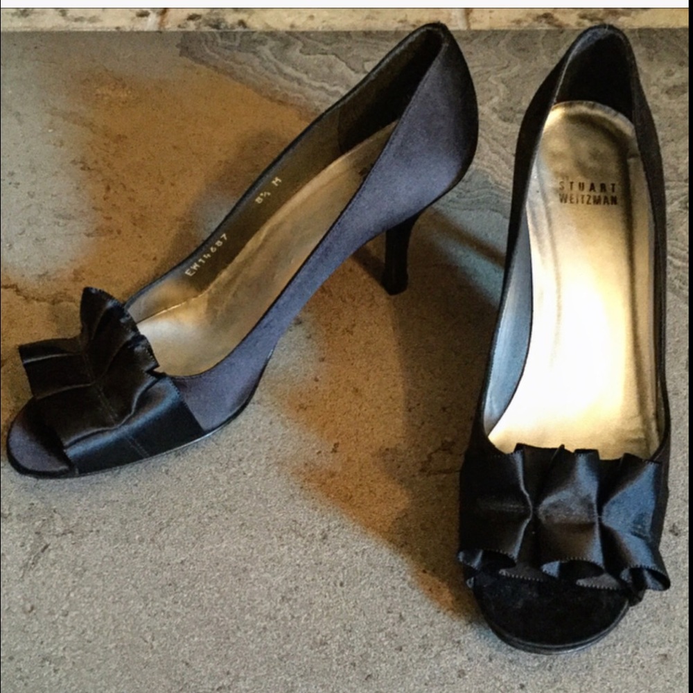 Stuart Weitzman Satin Heels