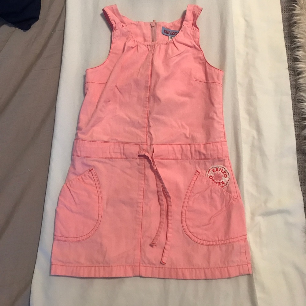 Kenzo kids pink dress size 3