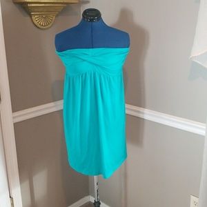 Teal bathing suit cover up