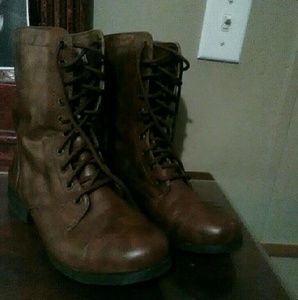 Brash Lace Up Combat Boots