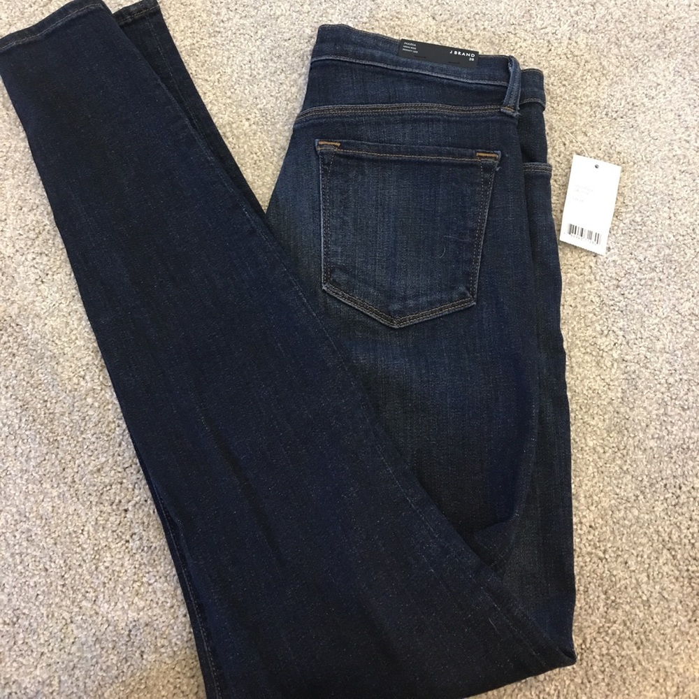 J Brand Maria high rise skinny leg, oblivion