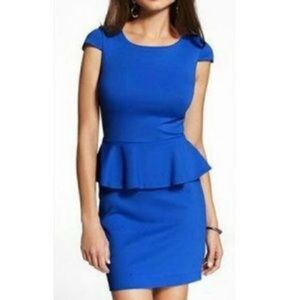 NWT Cobalt blue Peplum dress